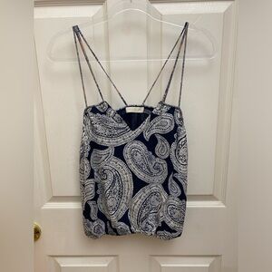 Ramy brook paisley crop top
